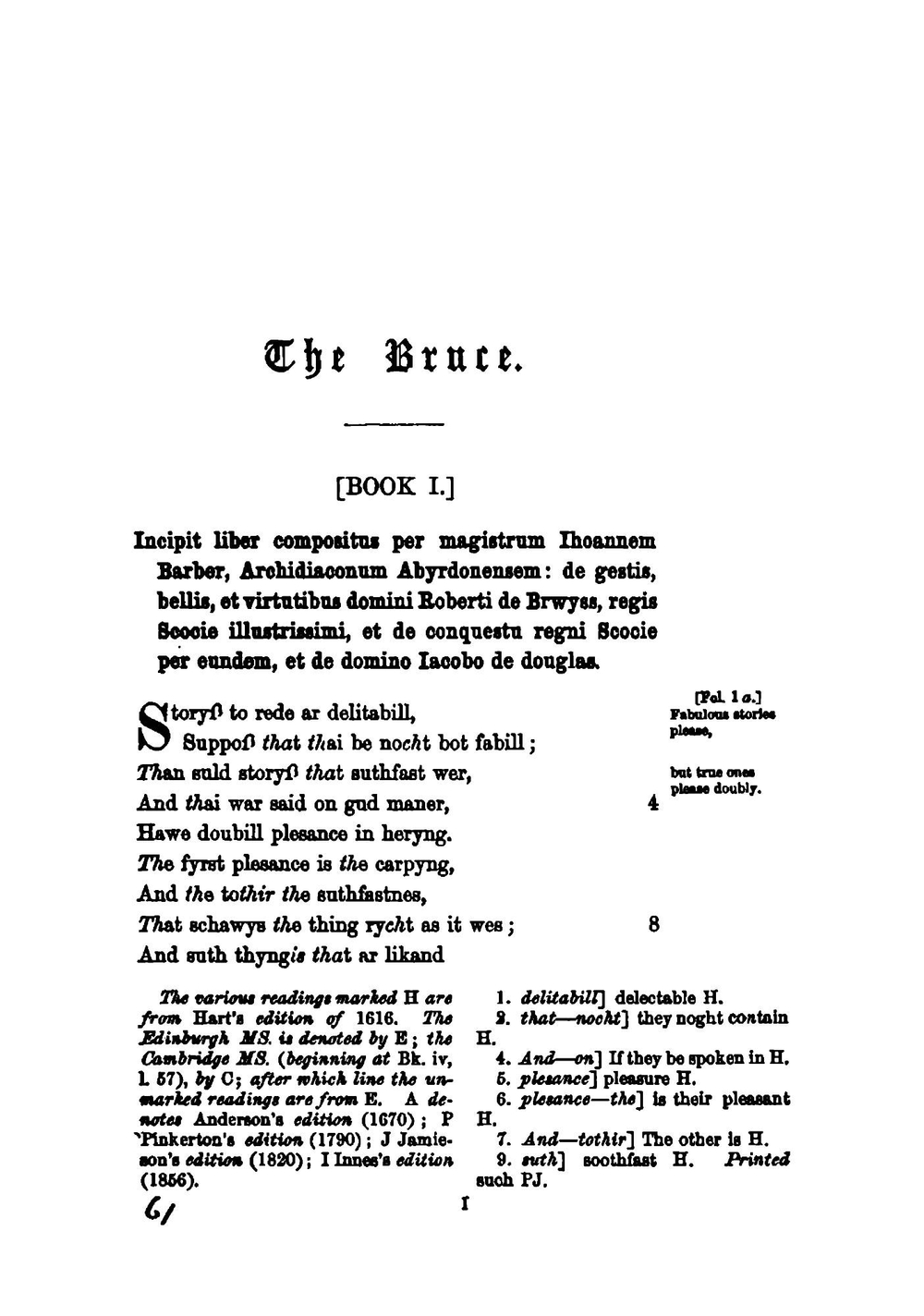 The Bruce | John Barbour