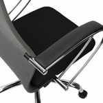 Кресло офисное BRABIX PREMIUM "Ultimate EX-800" хром, плотная двойная сетка Х2, черное/серое, 532912