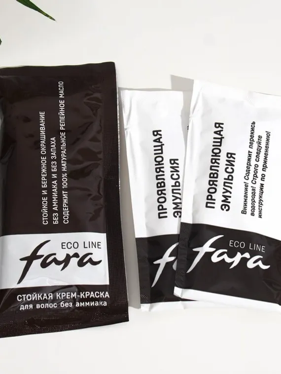 Краска для волос FARA Eco Line 5.5 красное дерево, 125 г