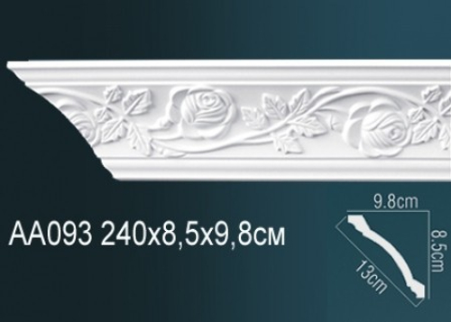 Карниз потолочный гибкий AA093