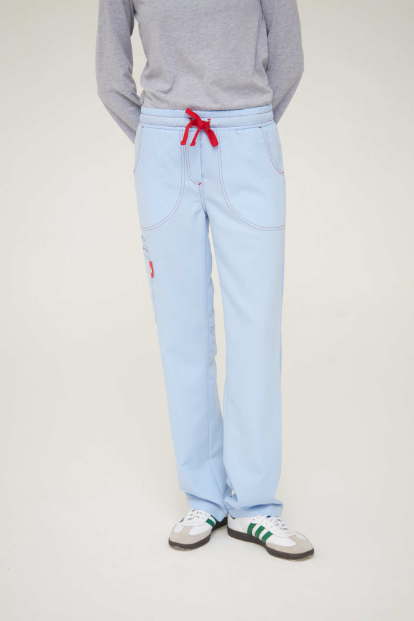 Брюки медицинские женские Лаконико, скайблю Old