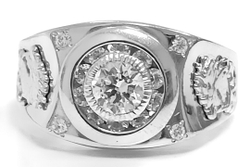 Ювелирное кольцо из серебра 925 пробы