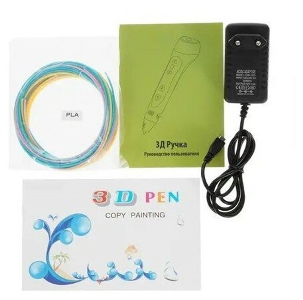 Ручка 3D Cactus CS-3D-PEN-C-PN PLA ABS LCD розовый