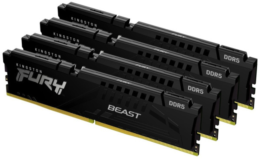 Модуль памяти DDR5 128GB (4*32GB) Kingston FURY KF552C40BBK4-128