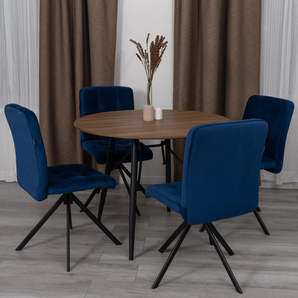 Medeo (Tetchair) Стул с поворотным механизмом (синий/черный)