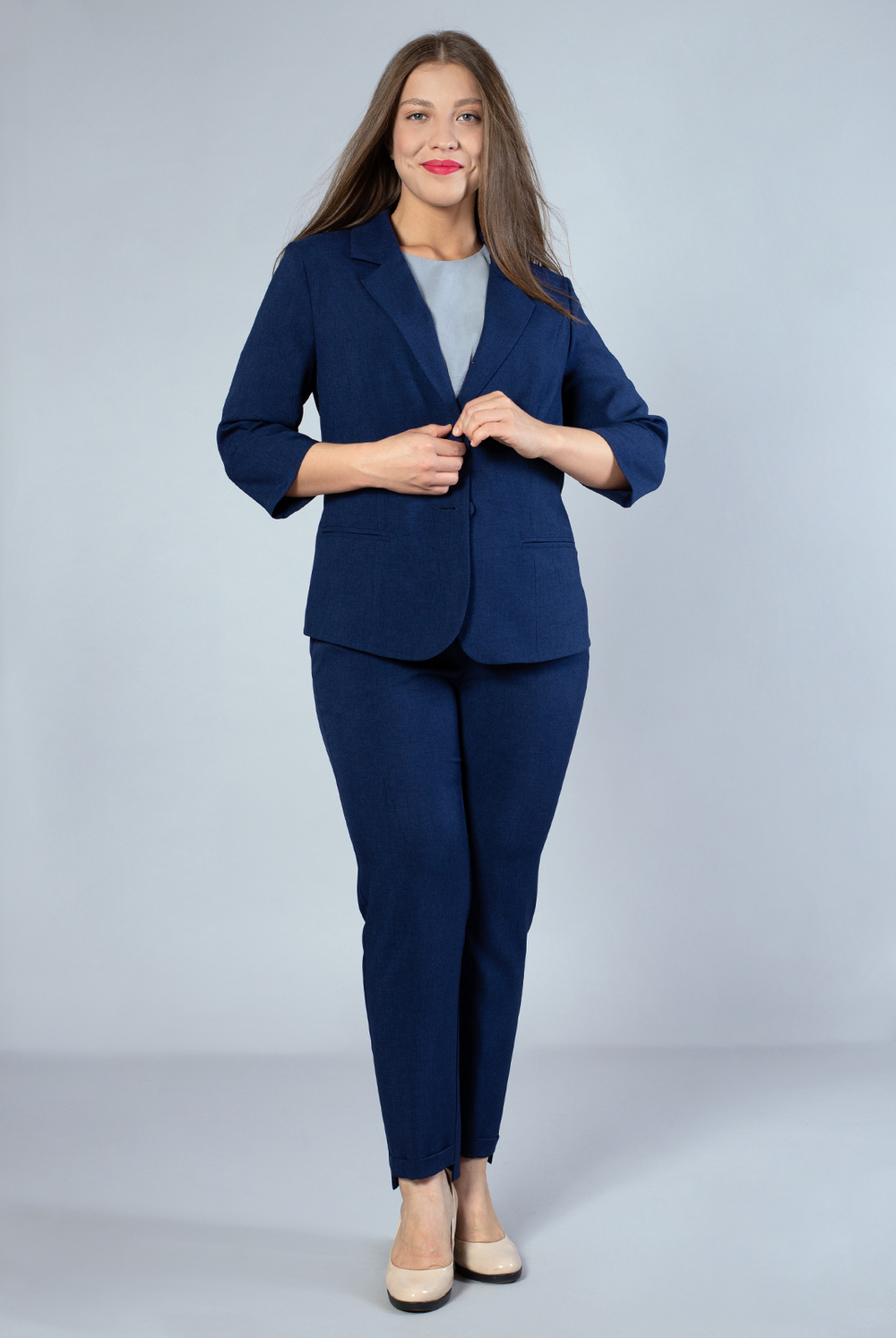 Жакет женский 3736зп, чернильный #259Чер043736зп