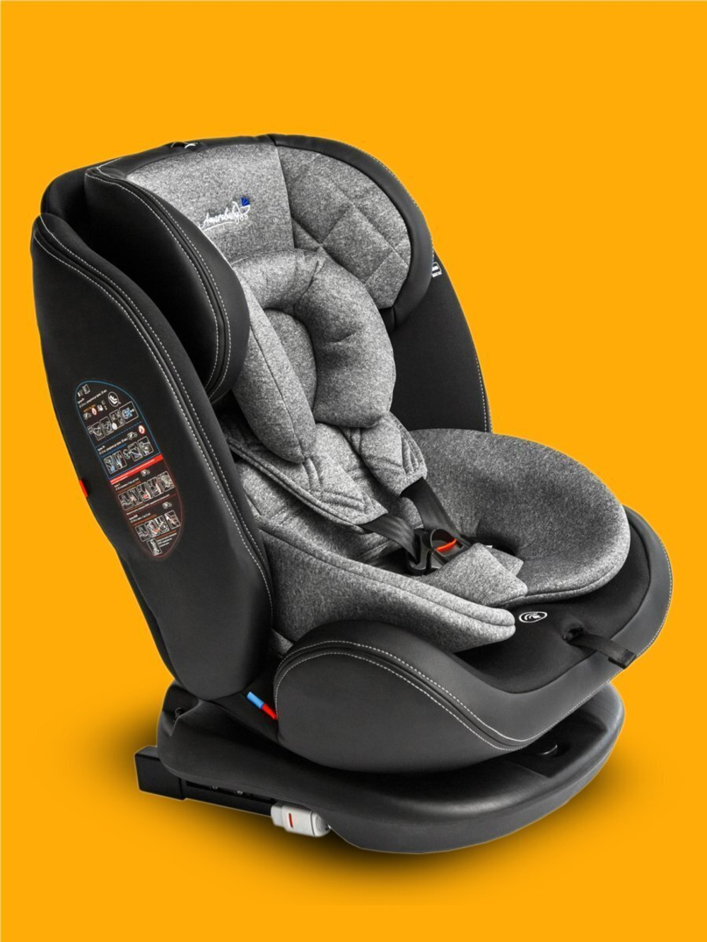 Автокресло детское AMAROBABY ST-3,Isofix класс D, группа 0+/1/2/3