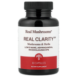 Real Mushrooms, RealClarity™, грибы и травы, 60 капсул