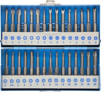 ЗУБР 30 шт, набор кованых бит (26092-H30)