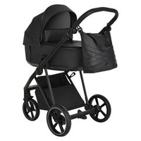 Roan Коляска 2 в 1 Sol Leather Black
