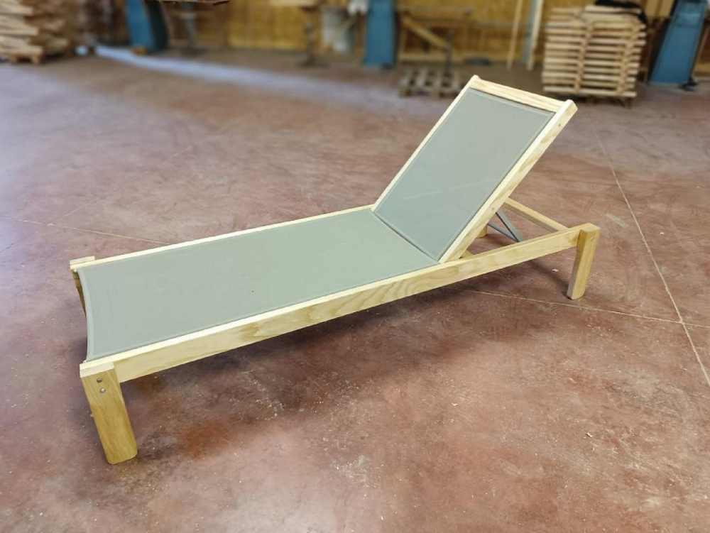 Шезлонг-лежак текстиленовый Magnani Sunbed Ash