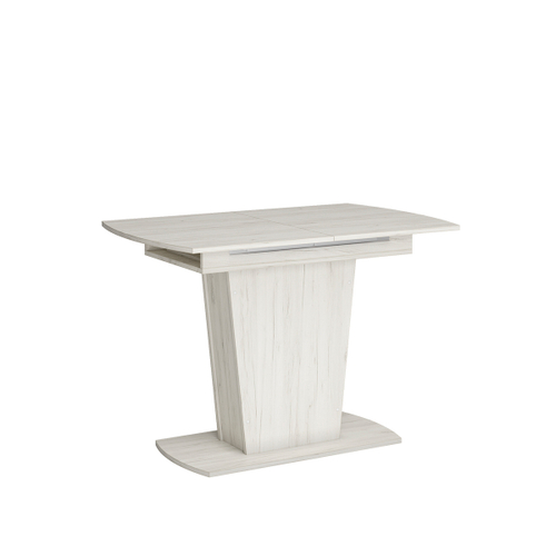 Стол обеденный Дуб крафт белый/дуб крафт белый