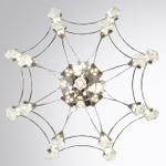 6699/35L CLASSIC ODL_EX25 069 Подвесной светильник металл/хрустальметалл/нерж сталь IP20 LED 35W 4000K 220-240V FLAMENCO