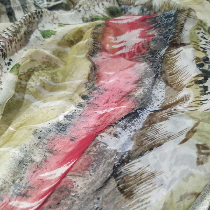 Платок шифон, (вискоза), 105 х 105 см 186900