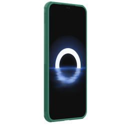 Усиленный противоударный чехол зеленого цвета (Deep Green) от Nillkin для Huawei Pura 70 Pro и Pura 70 Pro+, серия Super Frosted Shield Pro