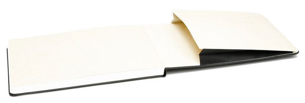 Блокнот Moleskine Reporter Pocket 90x140мм 192стр линейка твердая обложка черный (QP511)