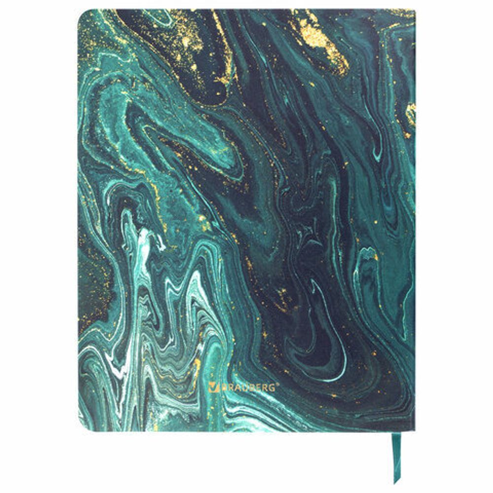 Дневник 1-11 класс 48 л., кожзам (гибкая), печать, фольга, BRAUBERG, "Мрамор", 106179