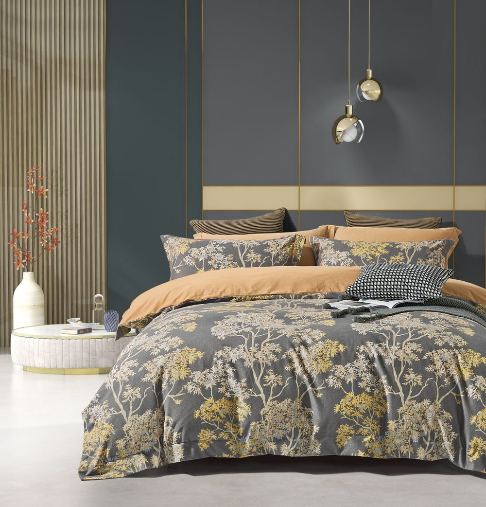 Постельное белье 2 спальное евро Asabella 1836-6