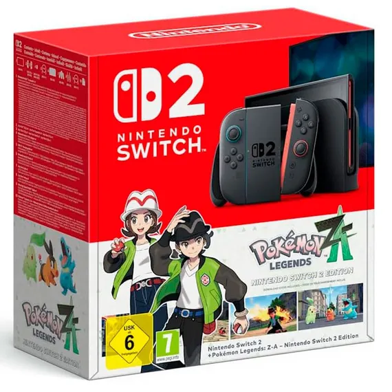Игровая приставка Nintendo Switch 2 (цвет черный) + Pokemon Legends: Z-A