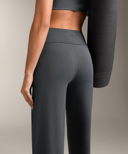 OYSHO Брюки прямого кроя Comfortlux с высокой посадкой, асфальтовый