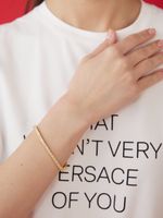 TENNIS SQUARE BRACELET 03 LEMON