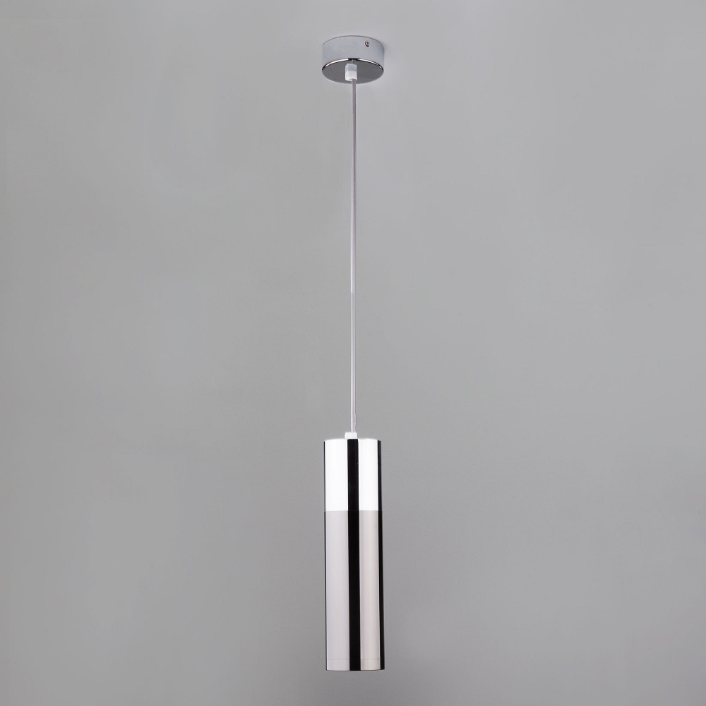 Подвесной светильник Eurosvet Double Topper 50135/1 LED хром/черный жемчуг