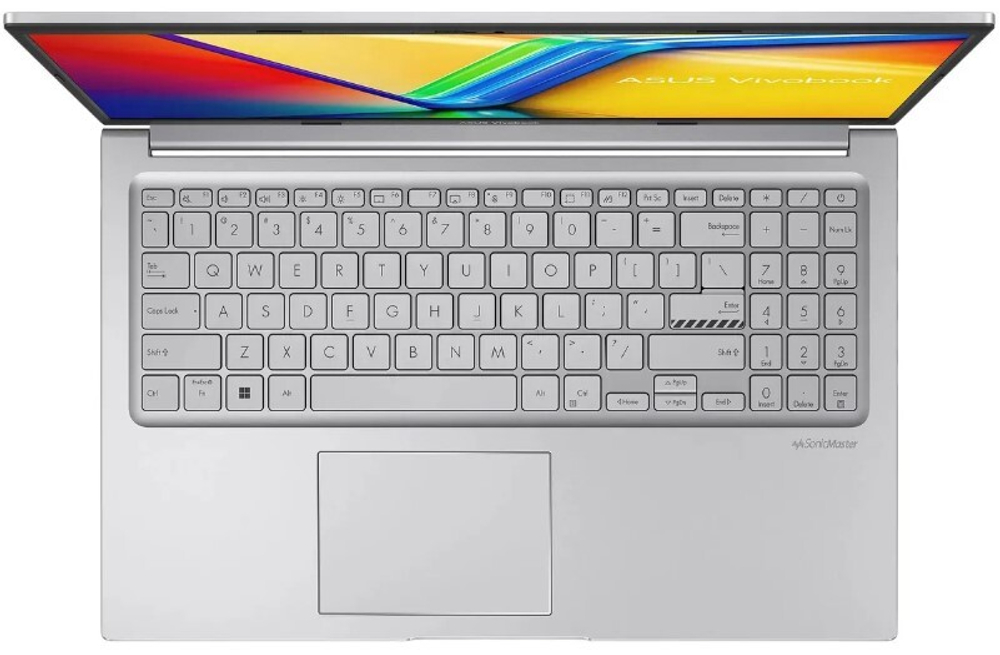 Ноутбук  ASUS Vivobook 15 X1504VA-BQ574 15.6 ", Core i5, 16 Гб RAM, 512 Гб SSD, Iris Xe Graphics, Серебристый