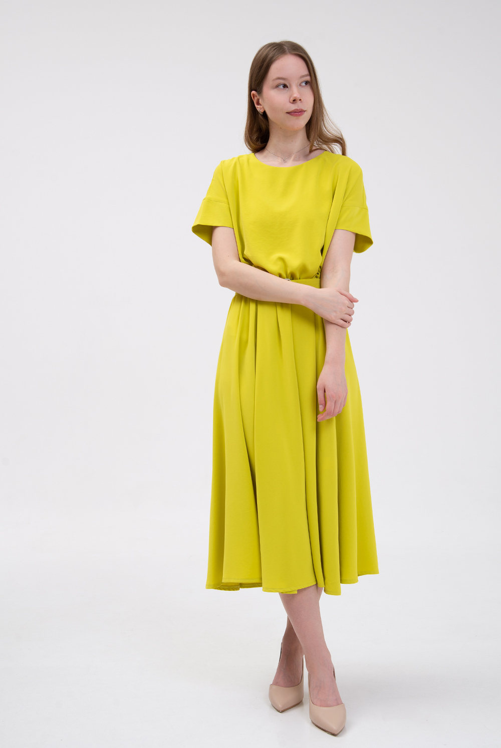 Платье женское 3989зп, оливковый #526Ол053989зп