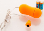Оранжевое виброяйцо 6,5 см.
