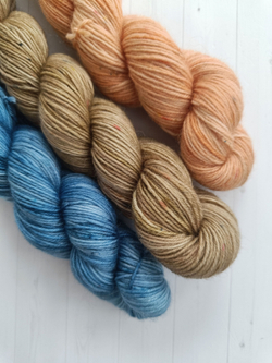 Набор №11 - 3 шт. по 50 гр (синий, коричневый, оранжевый)