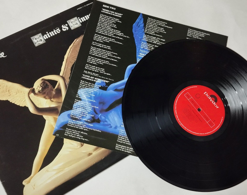 Винтажная виниловая пластинка LP Whitesnake Saints and Sinners (Japan 1982) (No Obi) Bloody Luxury
