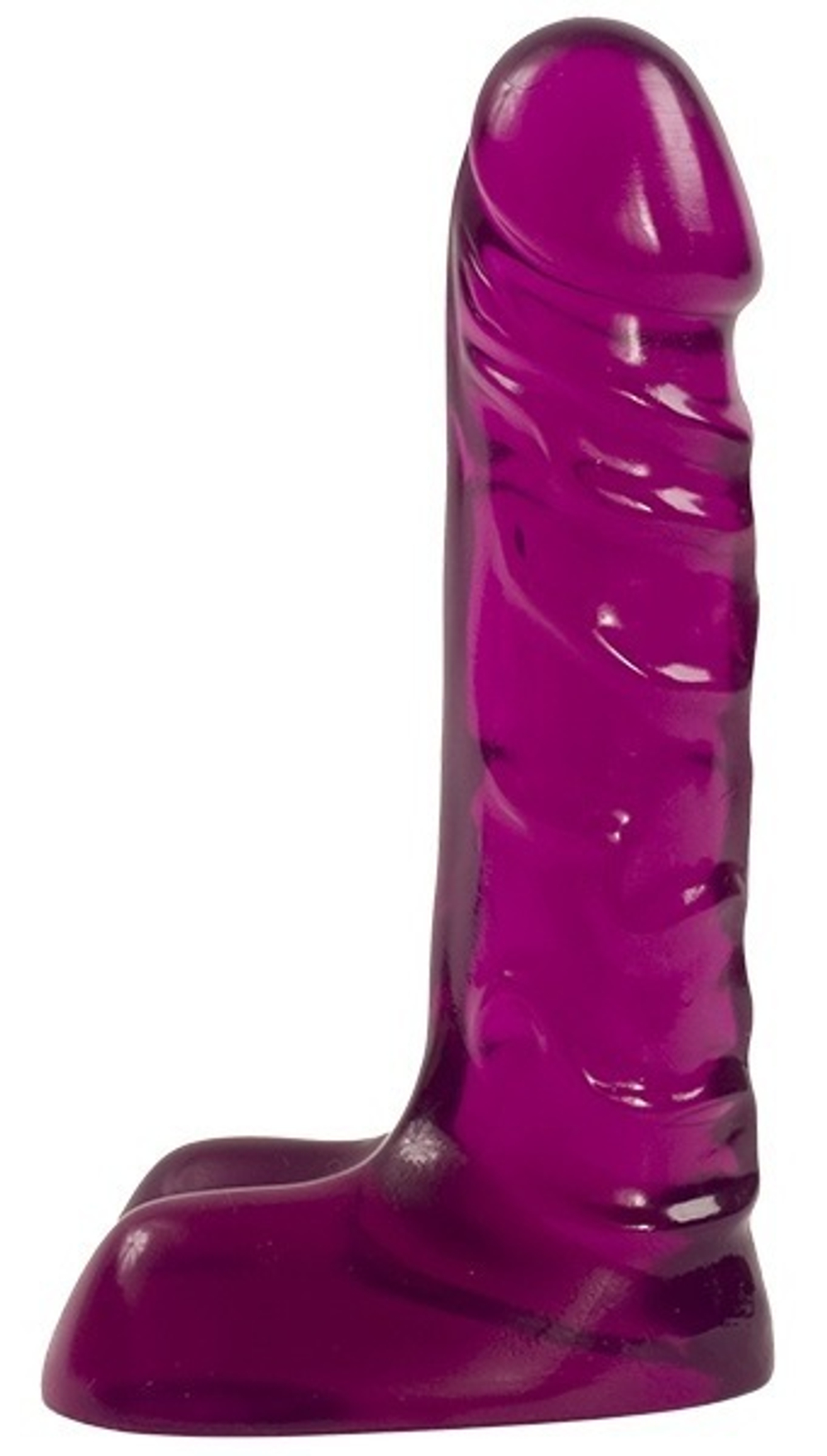 Фиолетовый фаллос BIG COCK   BALLS