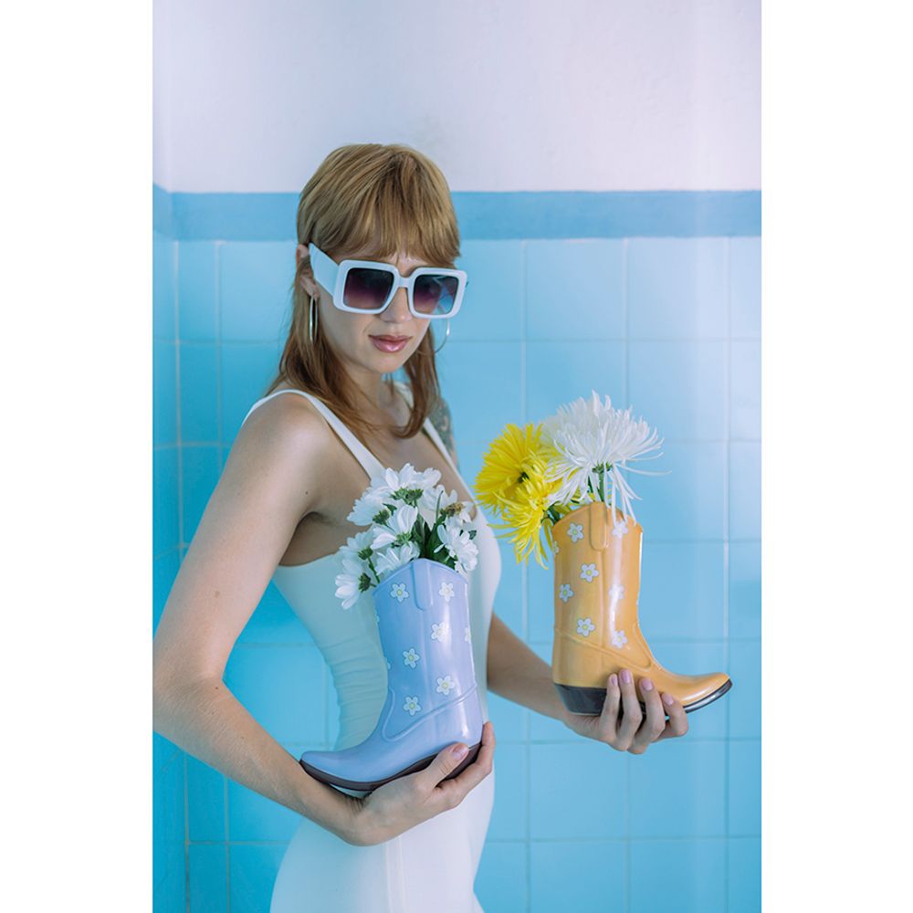 Ваза для цветов Rodeo, 22,5 см, желтая