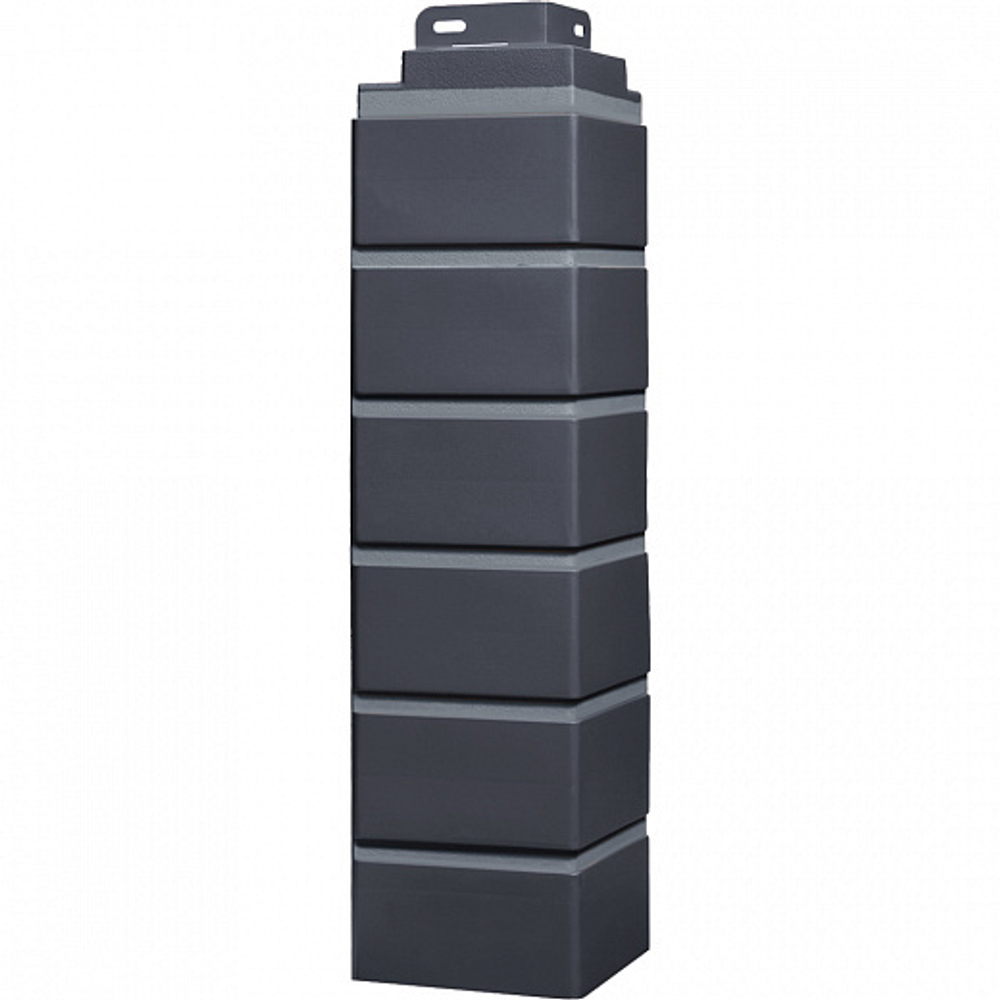 Наружный угол Кирпич KLINKER, графит Fineber (Файнбир)