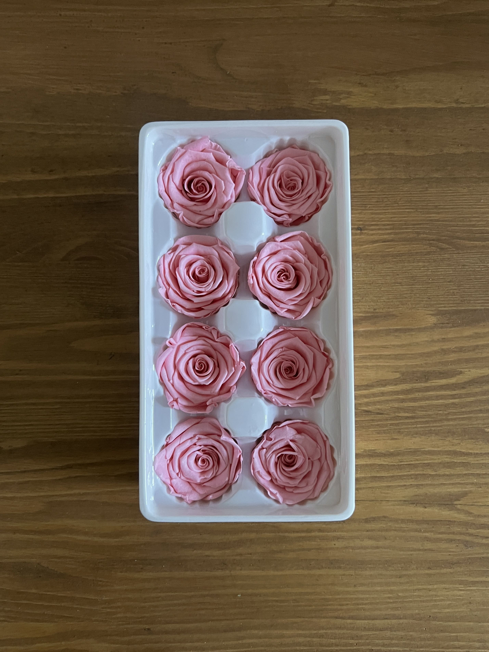 Роза классическая ярко-розовая d=4-5 см (упак 8 шт)