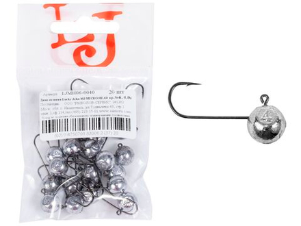 Джиг-головка Lucky John MJ MICRO HEAD кр.006 4.0г