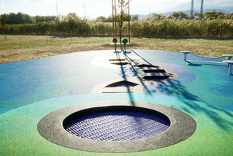 Встраиваемые уличные батуты для детских площадок