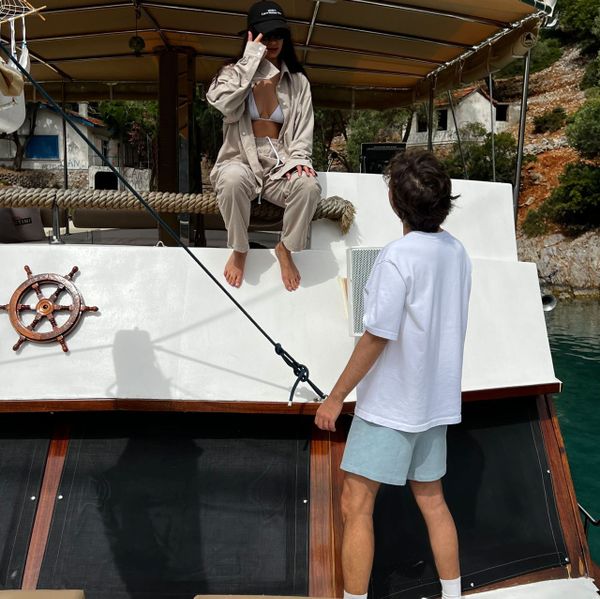 Брюки #4 Вельветовые Бежевые - фото 8