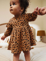 Платье для девочки Next B30-755, 2 шт, Коричневый, Бежевый