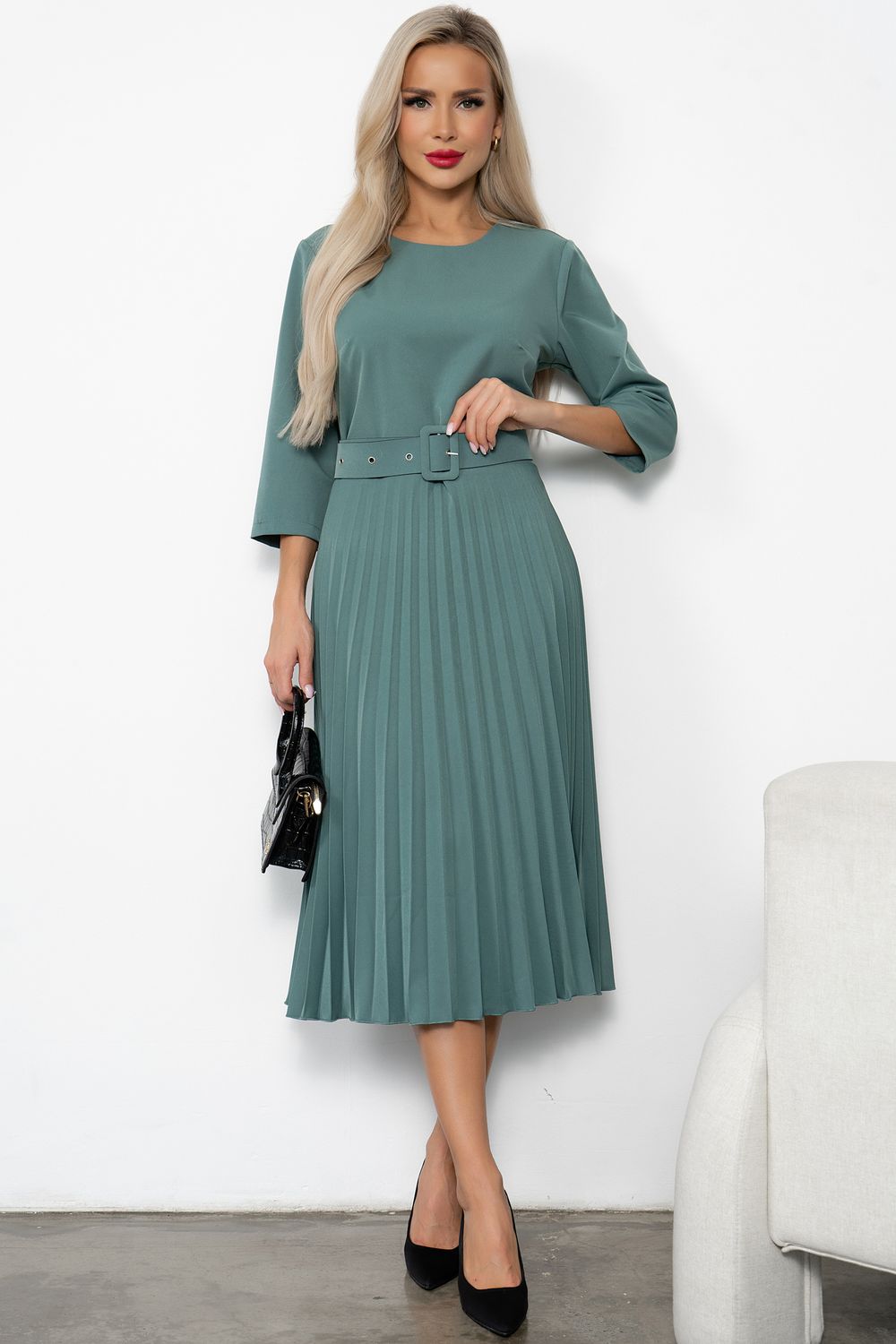 Платья Агния (фисташковый) Р11-1220 Nikol