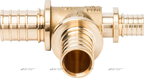 STOUT Тройник переходной 25*25*16 для труб из сшитого полиэтилена аксиальный*