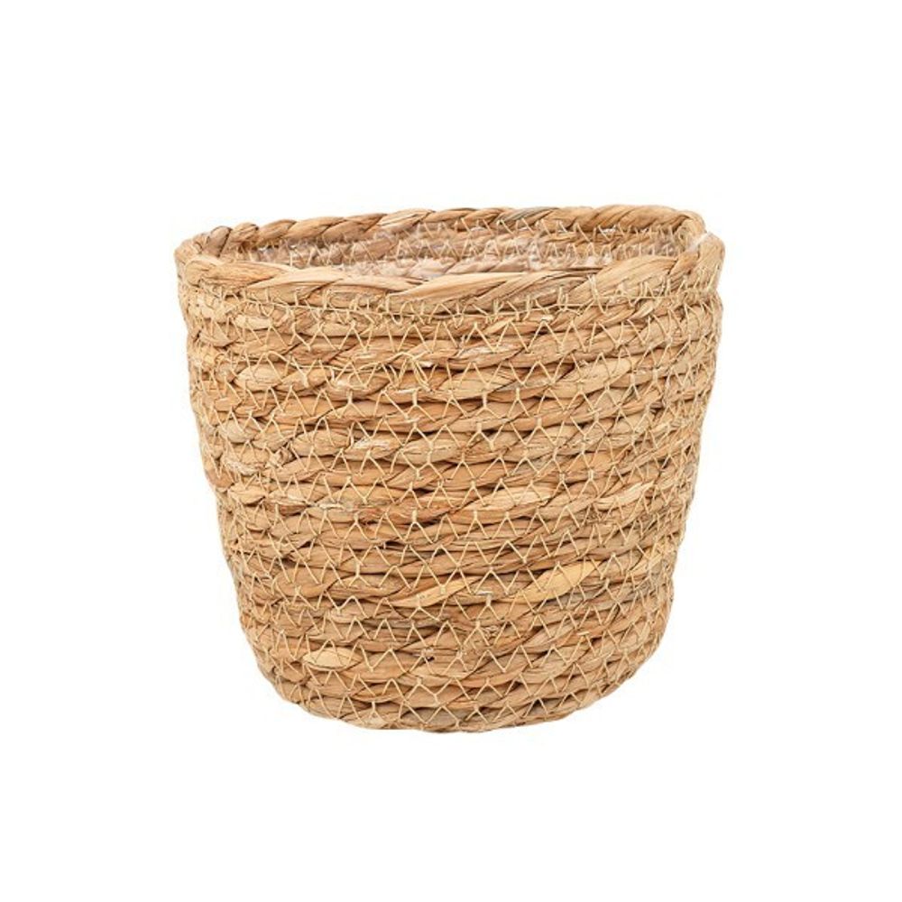Кашпо плетеное &quot;Сафари&quot;, 1,5л внешний размер Д165 Ш165 В145, натуральный