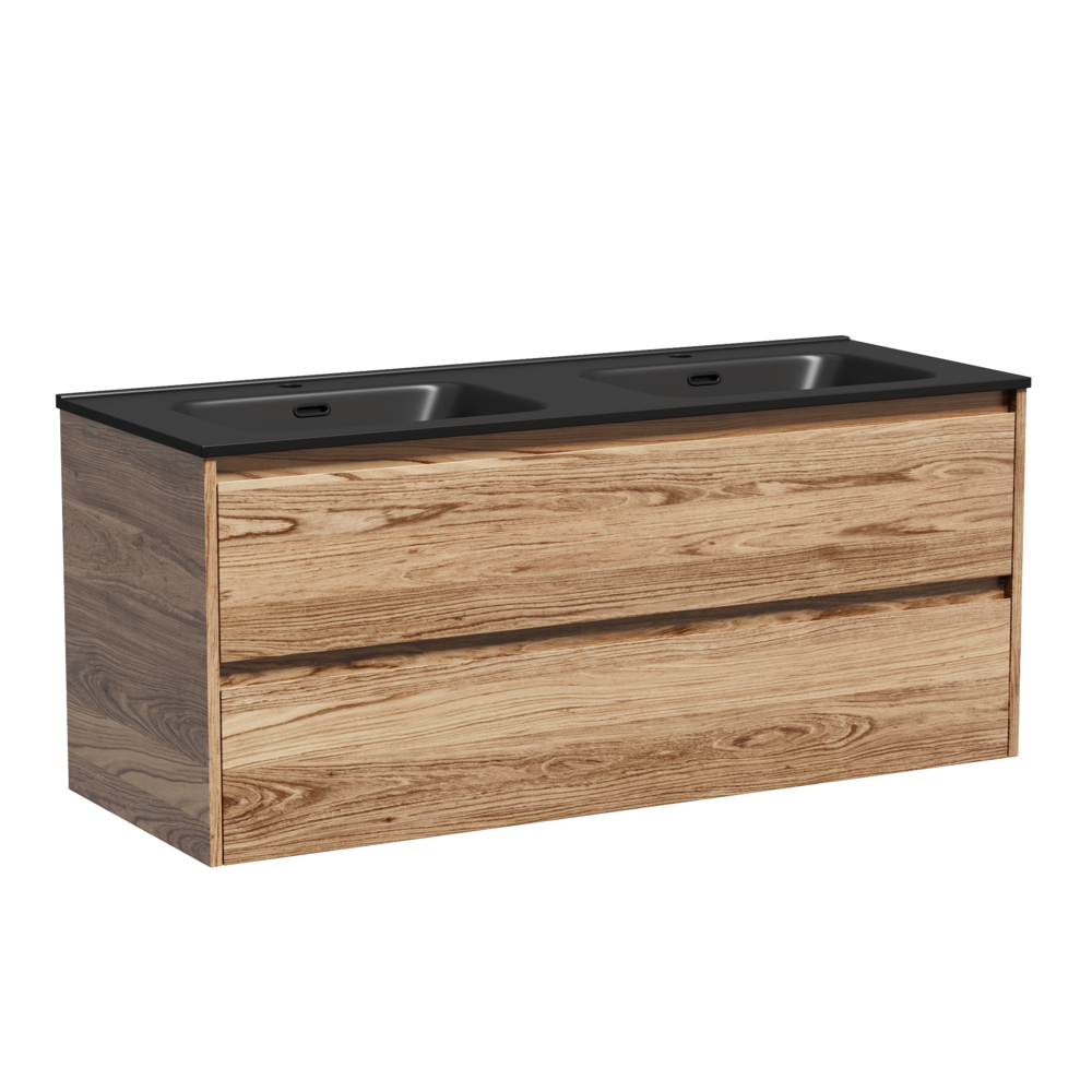 Тумба подвесная под раковину Sancos Libra дуб чарльстон, 1190х450х500