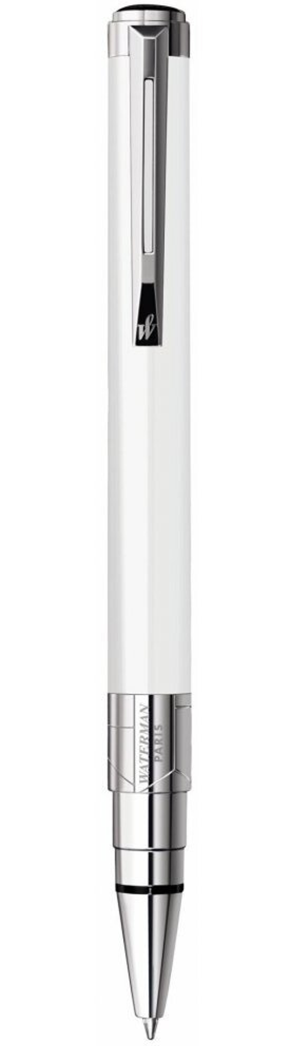 Подарочный набор Шариковая ручка Waterman Perspective, цвет: White CT, стержень: Mblue с чехлом на молнии