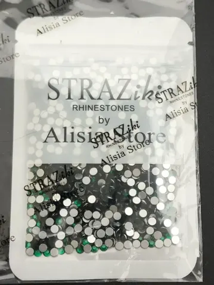 Стразы холодной фиксации стекло ss16 Emerald