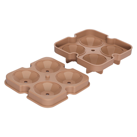 Форма для льда Smart Solutions Ice diamond пепельно-розовая