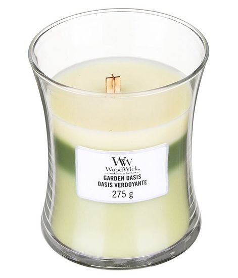 Садовый оазис, ароматическая свеча, WoodWick