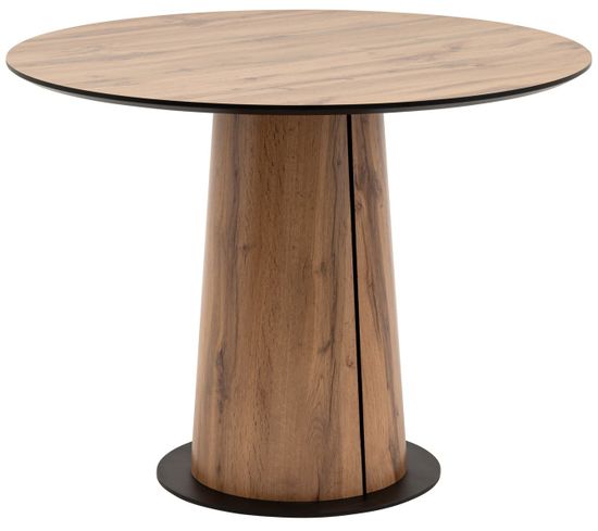 Стол круглый Пулон 100 см столешница HPL дуб вотан