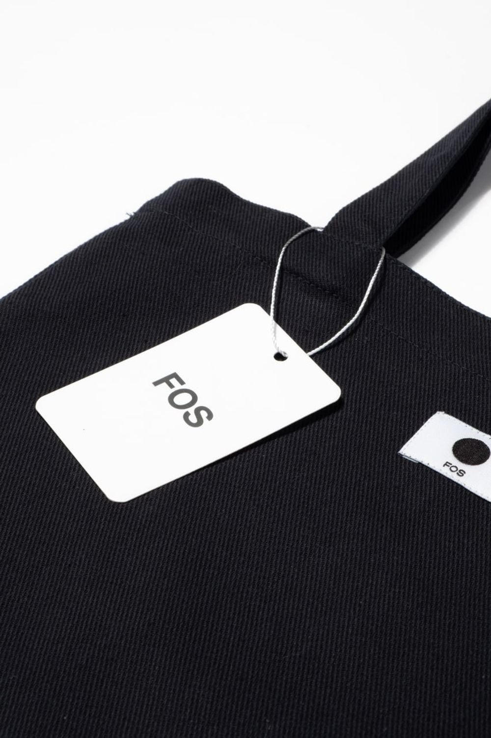 Шоппер FOS канвас 310гр с дном темно-синий