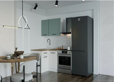 Кухонный гарнитур угловой Муссон 1000х1000 (38мм)